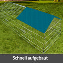 Konijnen- en kippenren 180 x 75 x 75 cm