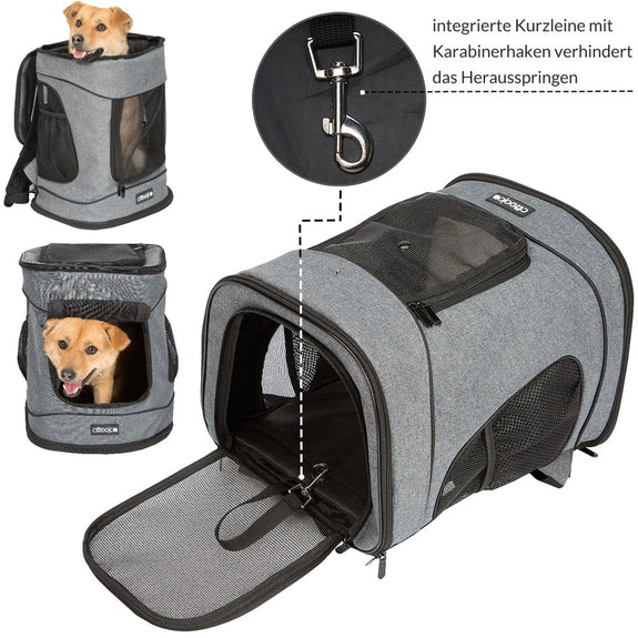 Kattenrugzak tot 20 kg 41 x 30 x 31 cm - Afbeelding 16