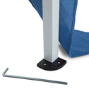 Vouwpaviljoen 3 x 6 m met UV 50+ - blauw