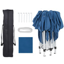 Vouwpaviljoen 3 x 6 m met UV 50+ - blauw
