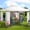 Paviljoen Lorca Crème 3x3m UV-bescherming 50+