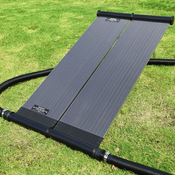 Solar zwembadverwarming 116 x 66 cm - antraciet - Afbeelding 2