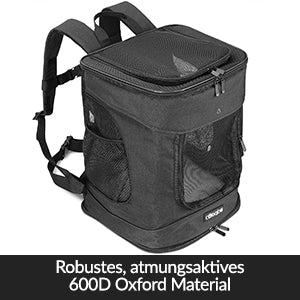 Kattenrugzak tot 20 kg 41 x 30 x 31 cm - Afbeelding 21