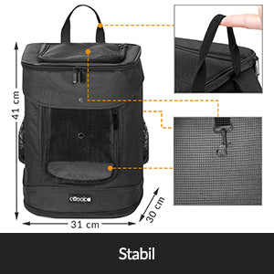 Kattenrugzak tot 20 kg 41 x 30 x 31 cm - Afbeelding 23