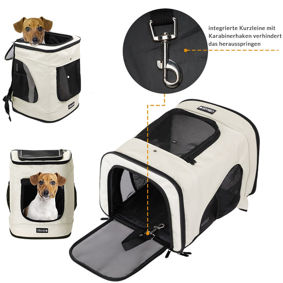 Kattenrugzak tot 20 kg 41 x 30 x 31 cm - Afbeelding 2