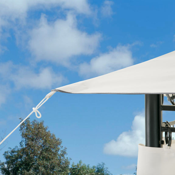 Paviljoen / Tuinpaviljoen Topaz - Beige - 3x4m - UV-bescherming 50+ - Afbeelding 6