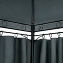 Paviljoen Topaz Antraciet 3x4m UV-bescherming 50+