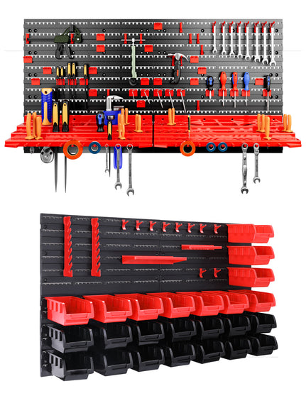 Gereedschapswand 190 x 54 cm met opbergsysteem - Afbeelding 1