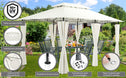 Paviljoen Topaz Beige 3x4m UV-bescherming 50+