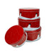 Koektrommelset 4-Delig – Rood Kerstdesign