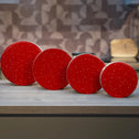 Koektrommelset 4-Delig – Rood Kerstdesign