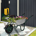 Kruiwagen 100 Liter - Luchtbanden - Zilver - Max. 210 KG